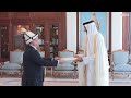 Seine Hoheit der Emir ehrt die Preisträger der staatlichen Anerkennungs- und Förderpreise