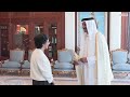 Seine Hoheit der Emir ehrt die Preisträger der staatlichen Anerkennungs- und Förderpreise