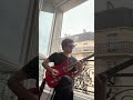 When in Paris, play guitar by the window #morningsilk