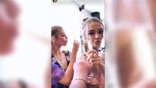 Josephine Skriver and Stella Maxwell Celebrate Victoria Secret Fragrances
