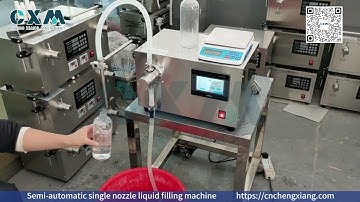 Semi Automatic Liquid Filling Machine | Single Nozzle Bottle Filler