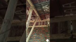 थर्ड फ्लोर स्लैब ढलाई का काम | RCC Roof Slab Casting Work | House Construction Update #shorts