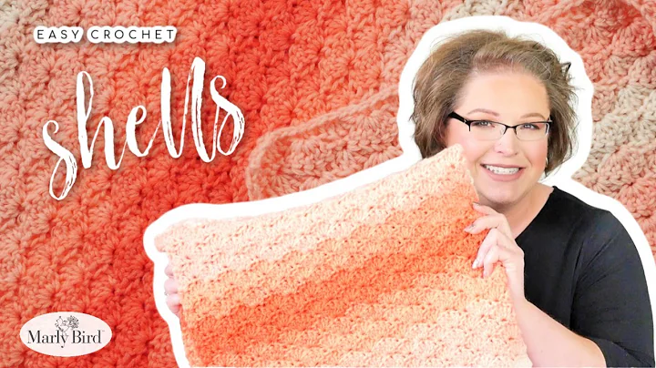 Easy Crochet Shell Stitch 🌟BONUS MATERIAL🌟 || Free Shell Stitch Baby Blanket Pattern