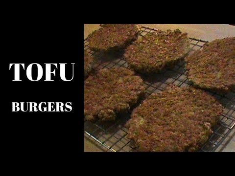 Easy Tasty Tofu Burger. 