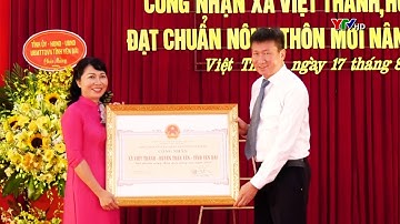 Xã Việt Thành, huyện Trấn Yên đạt chuẩn nông mới nâng cao năm 2021