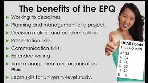 Extended Project Qualification - Sixth Form Open Evening