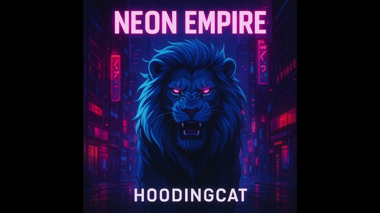 🌆 NEON EMPIRE | Futuristic Motivational Rap Song Hoodingcat