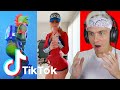 reacting to fortnite tik toks and trying not to laugh... (very funny)