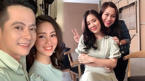 Hội ngộ Công “Gạo nếp gạo tẻ”, Lê Phương chụp ảnh lấy tay che mệt nghỉ không dám khoe bụng bầu