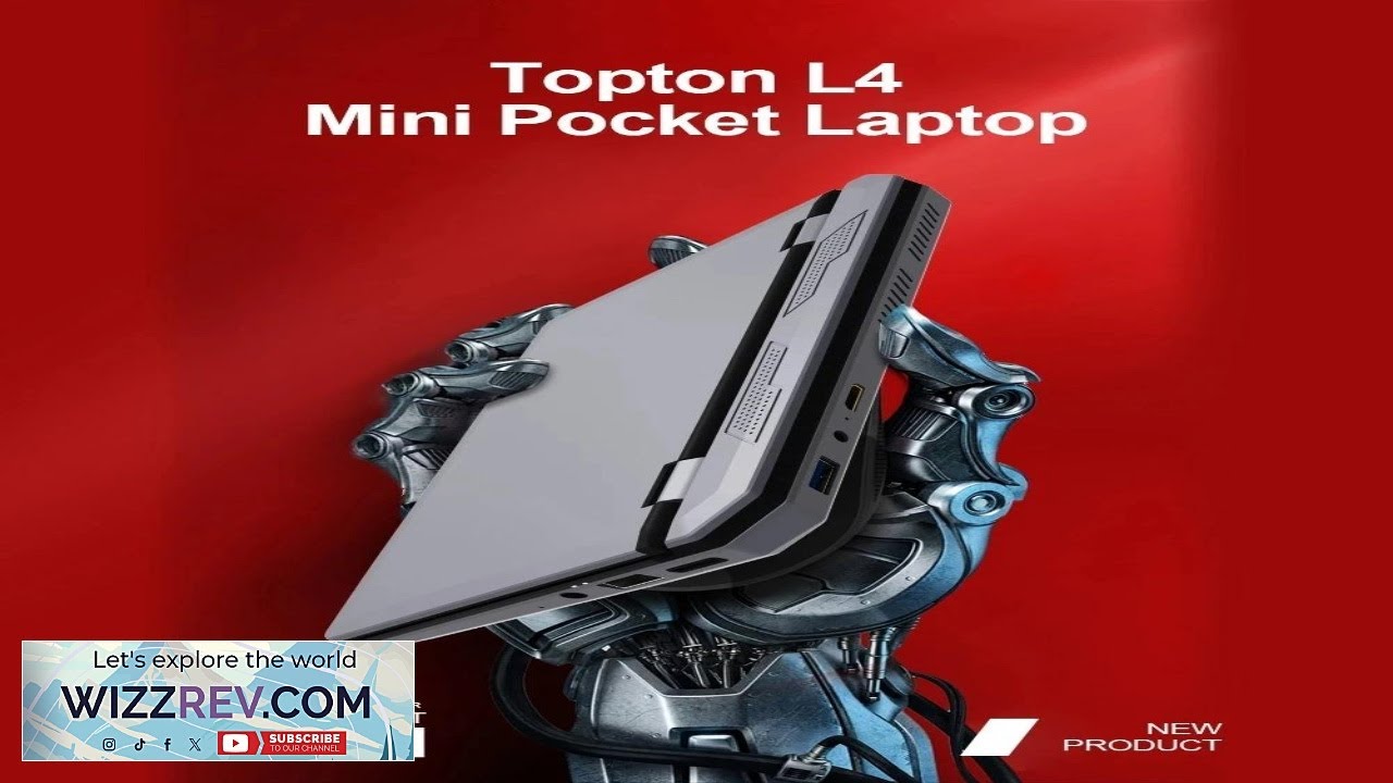 Обзор мини-карманного игрового ноутбука Topton Fanless Mini Pocket с 7-дюймовым сенсорным экраном...