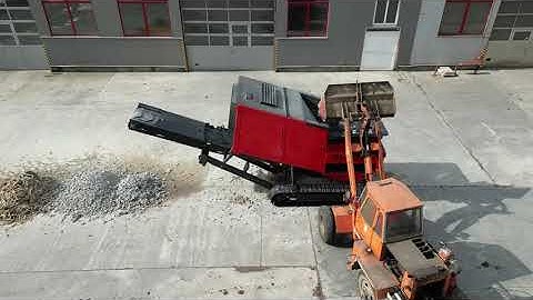 Model 5 (red series) | Concrete and wood shredding