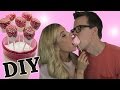 DIY Valentine&#39;s Day Marshmallow Pop Treats