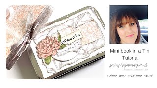 Mini book in a tin ! tutorial