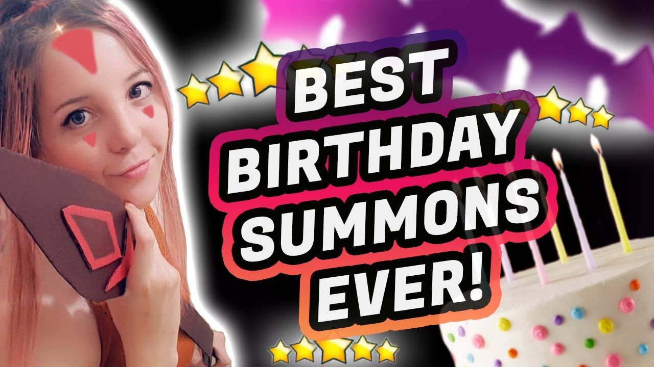 LUCKIEST SUMMONS I'VE EVER HAD~ MY BIRTHDAY SUMMONS!!!! ~ Summoners War