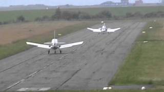 Flugplatz Wangerooge Landung