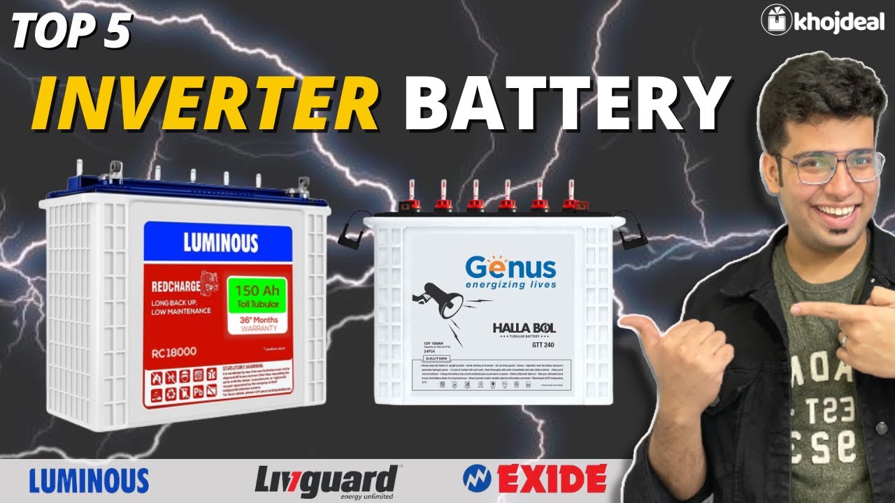 Best Inverter Battery For Home In India 2022💥Top 5 Inverter Batteries ...