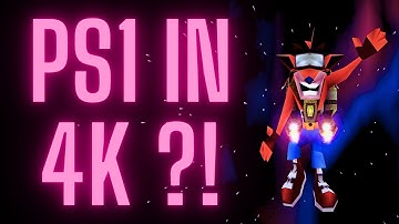 Crash Bandicoot 2: Cortex Strikes Back, Playstation 1, Upscaled 4K resolution, grapics enchanced