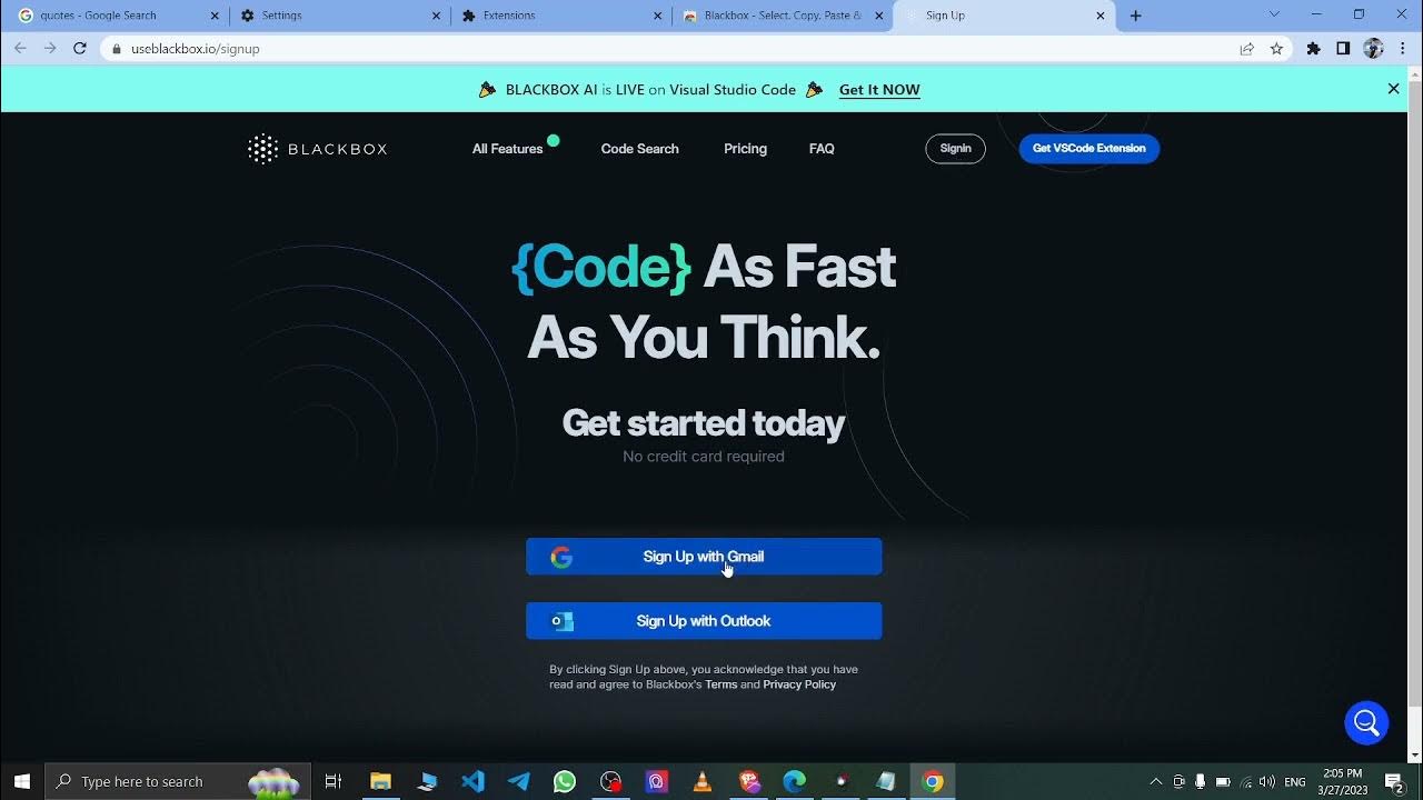 How to copy text from image easy 2023 | blackbox extention - YouTube