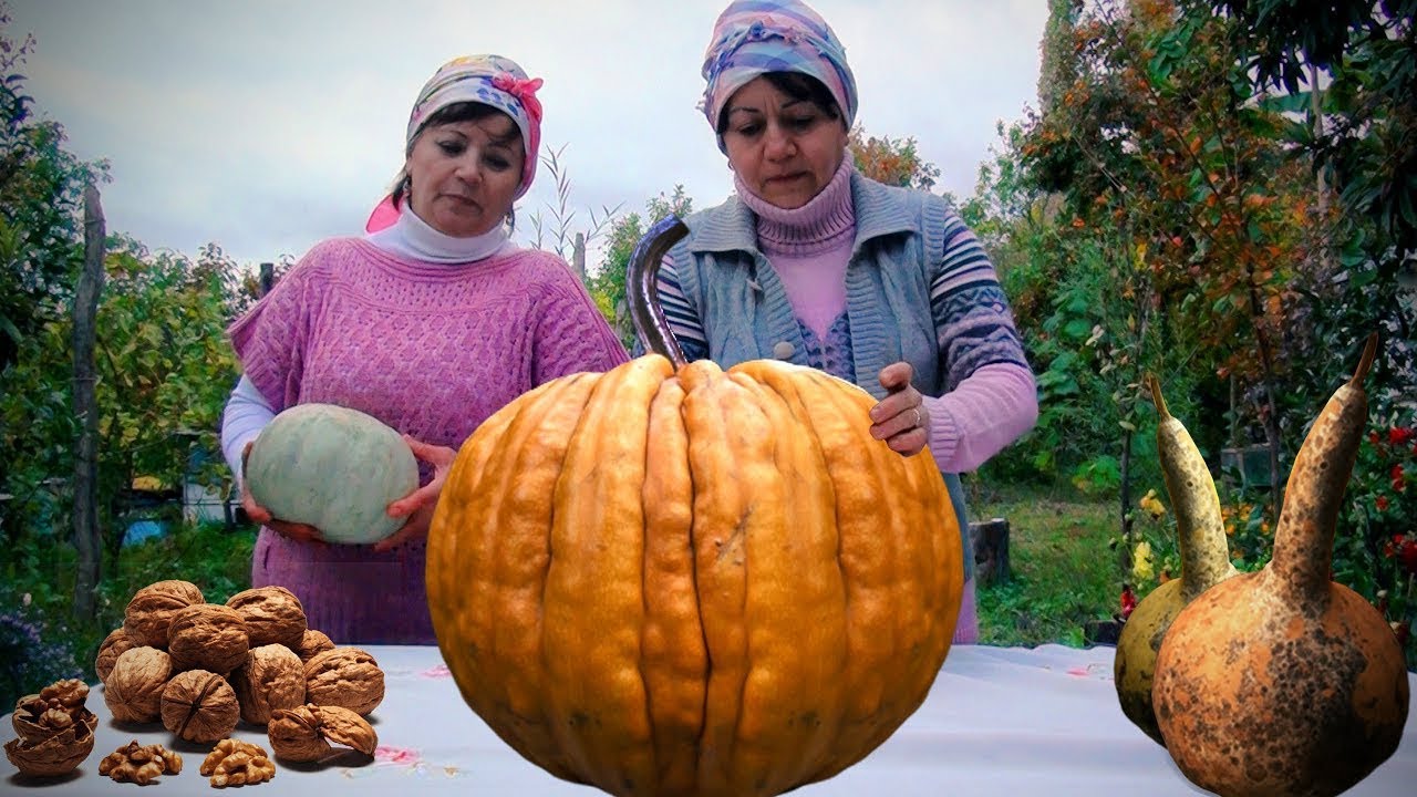 Приготовление тыквенного риса, котлет и десерта в деревне | 1 час РЕЦЕПТОВ ИЗ ТЫКВЫ