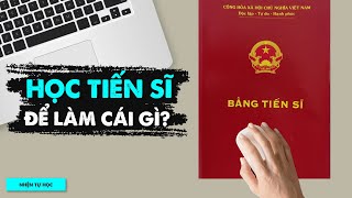 Vì sao tân tiến sĩ KHÔNG NÊN theo nghề nghiên cứu học thuật? | Malo Nguyen | GIÁO DỤC