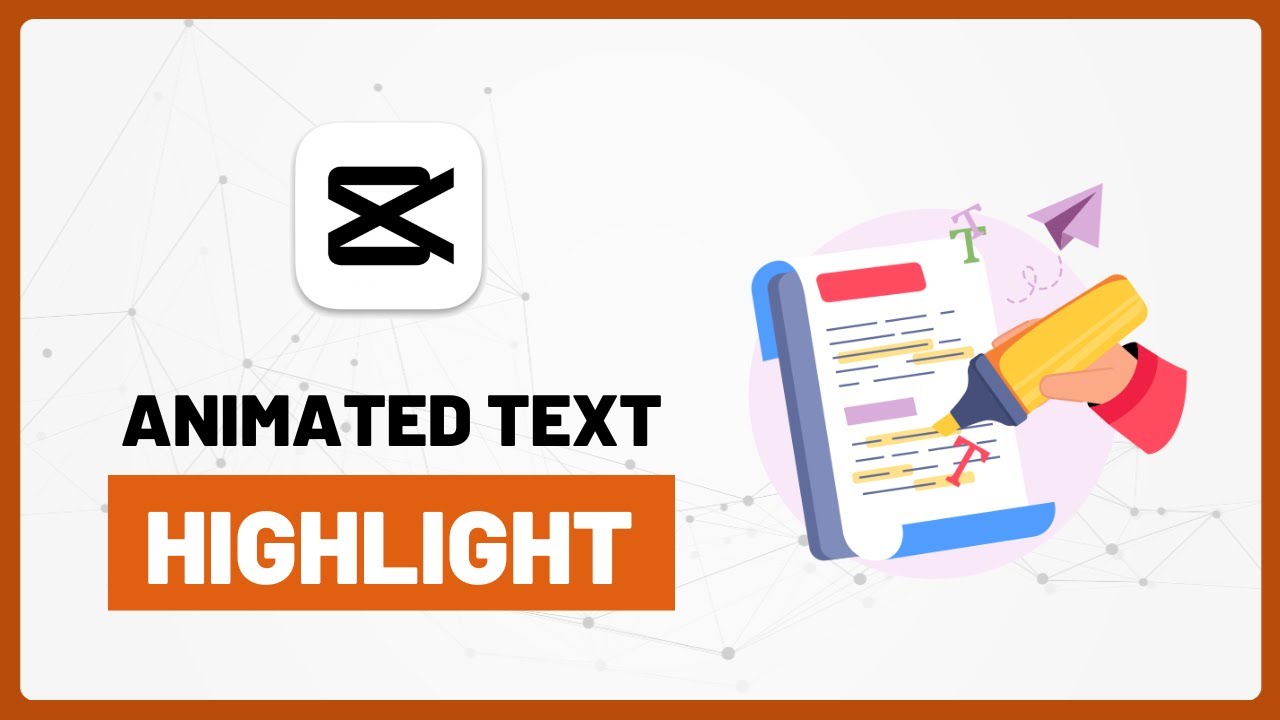How to Create an Animated Text Highlight in CapCut for PC - YouTube