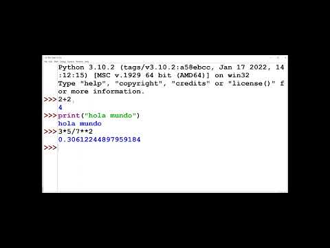 IDLE de Python Shell y Scripts