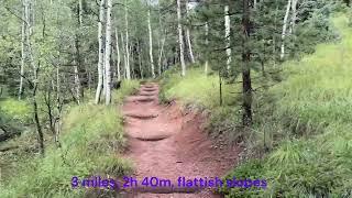 Day-1 of Hike to Pikes Peak via Barr Trail with a stay at Barr Camp