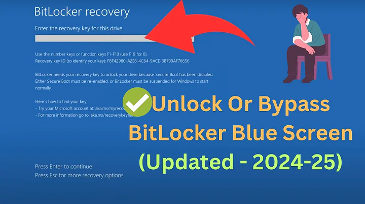 Unlock Or Bypass BitLocker Blue Screen in Windows 11/10 | (✅ Updated - 2024-25)