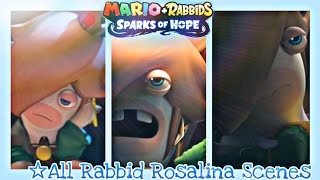 Mario + Rabbids Sparks of Hope Trailers - All Rabbid Rosalina Scenes