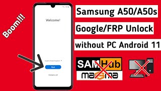 Samsung A50/A50s FRP BYPASS Android 11 Without PC | Samsung A50 Unlock Google Account Lock 2022