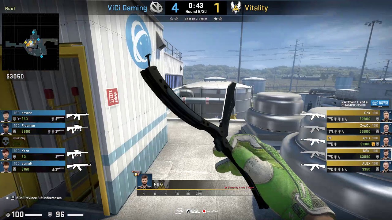 IEM Katowice 2019 CS:GO | Challengers Stage Round 4 Winners Match 1 (2/ ...