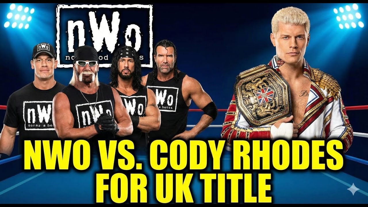 WWE JOHN CENA nWo V/S CODY RHODES UNITED KINGDOM CHAMPIONSHIP