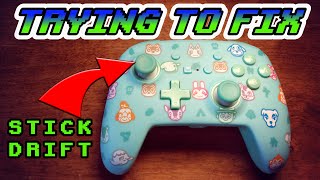 Celebrity TRYING TO FIX an ANIMAL CROSSING PowerA Controller (Mod. 1518388-01): STICK DRIFT #repair #switch Profile