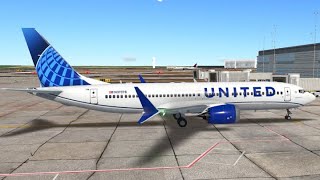Real Flight Simulatorunited Airlinesb737-Maxnew York To Dallas.