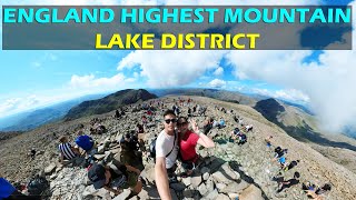 [4K] Hiking Scafell Pike | England&#39;s Highest Mountain in Lake District National Park #lakedistrict