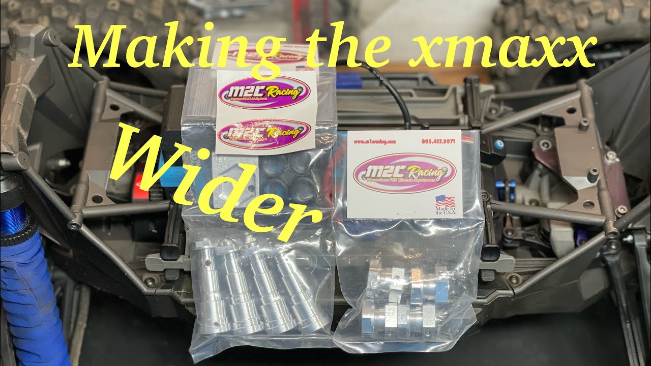 Xmaxx M2c hub extender’s ( first look and installation) YouTube