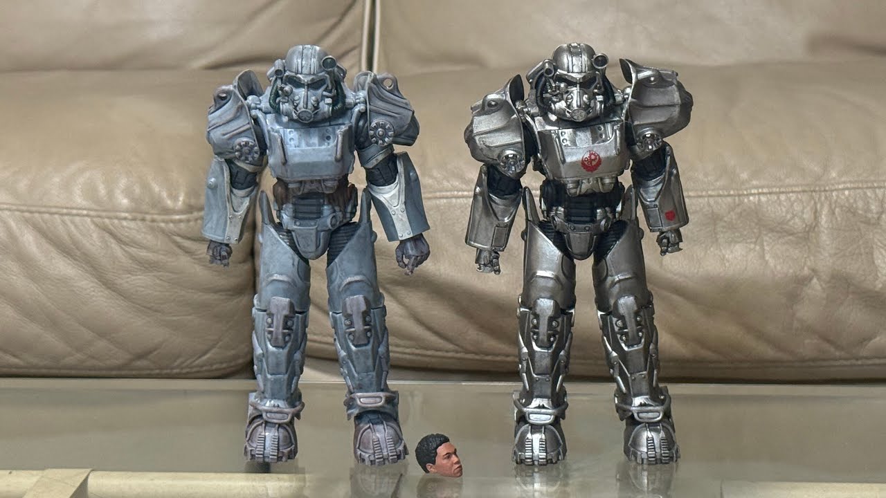 NEW Fallout T-60 action figures (McFarlane): Maximus vs Elite