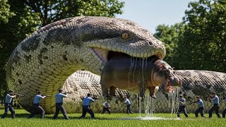 Celebrity Brave heroes save innocent hippos from giant python attack🐍 Net Worth