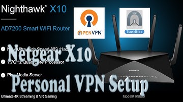 Netgear Nighthawk X10 AD7200 VPN Setup Static and DDNS Route R9000
