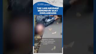 Penampakan Pelaku Penganiayaan Pemotor di Cimahi hingga Kejang: Menunduk saat Digelandang Polisi