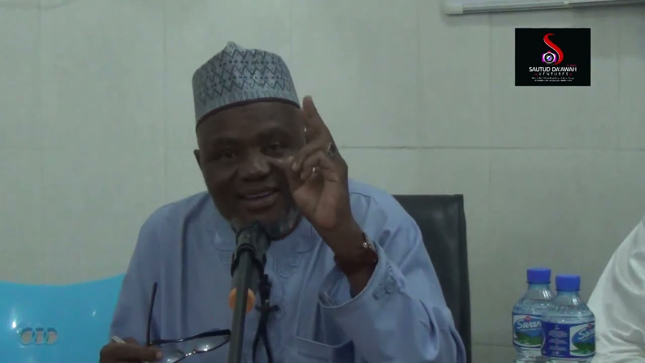 MUHADARA MAI TAKEN.      (ILLULIN ZUNUBI DA MAFITA).       SHEIKH ADAMU MUHAMMAD DIKORO