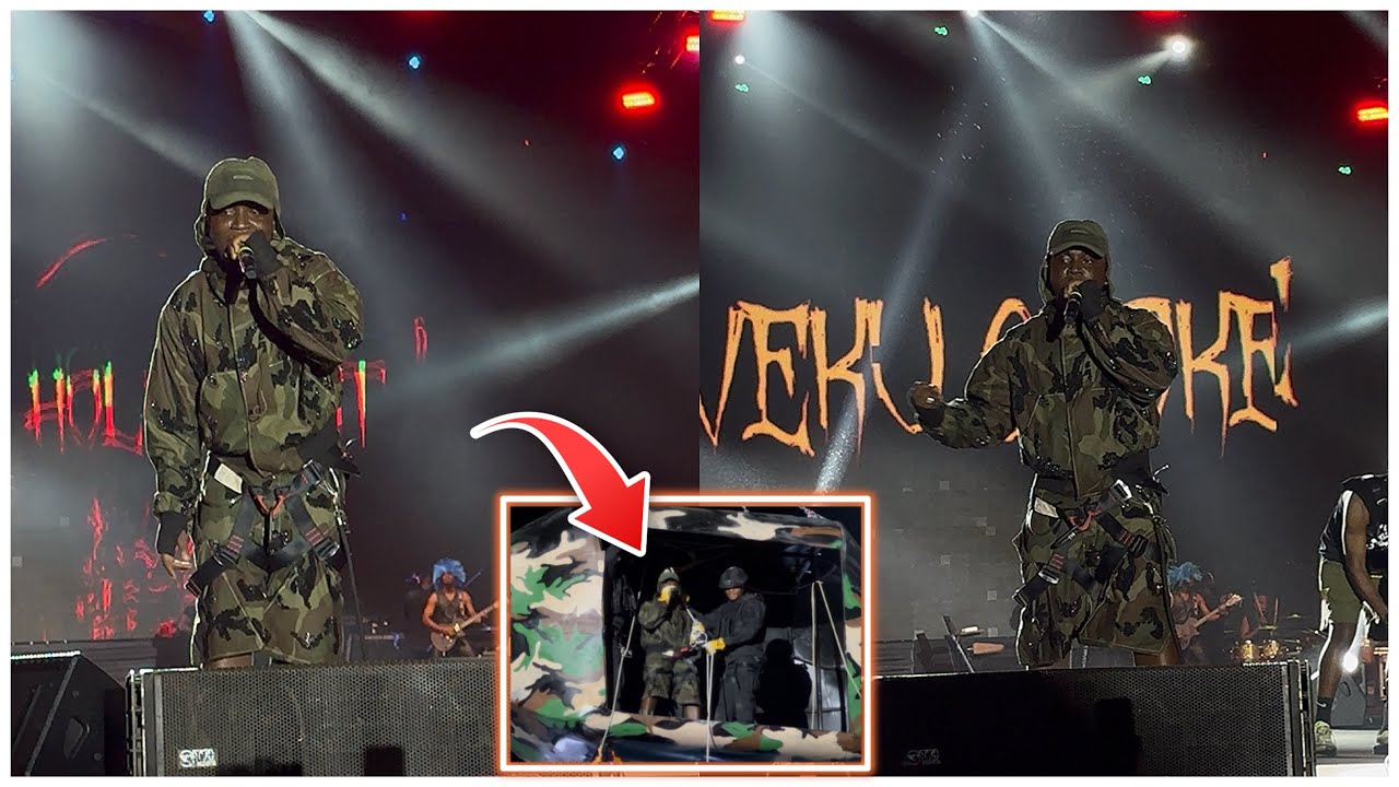 🚁🔥 Kweku Smoke SHOCKS Fans With Helicopter Entry from The Sky at Revival Concert 2025