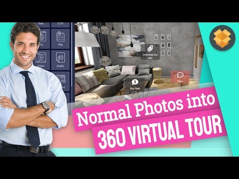 How To Create 360 Virtual Tour With Normal Photo - 360 Virtual Tour Company With VR Agency 360