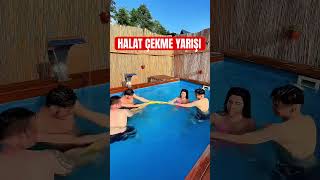 Yeni Efsane Büyük Havuzda Halat Çekme Yarışı Alexsa Gözde Akgün Kombo Ekibi Yeni Tiktok