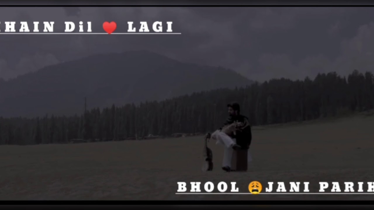 Tumhain Dil Lagi Lyrics (whatsapp status ) tumhain Dil Lagi On Rabab