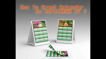 How to create calendar in corelDRAW x7 ?