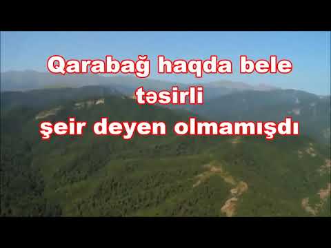 Qarabağ haqqında en gözel şeir