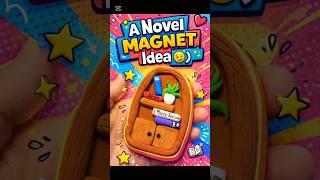 How to Make a Tiny Bookshelf Magnet | Foam Clay Tutorial