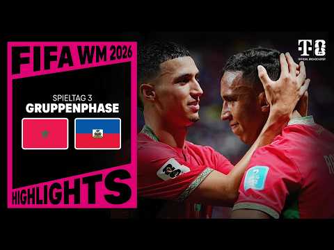 Marokko - Haiti | Highlights FIFA WM 2026 | MAGENTA TV — football highlights