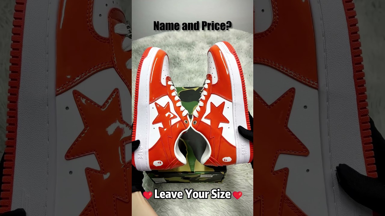 2024 Real VS Fake A BATHING APE STA Sneakers unboxing checking